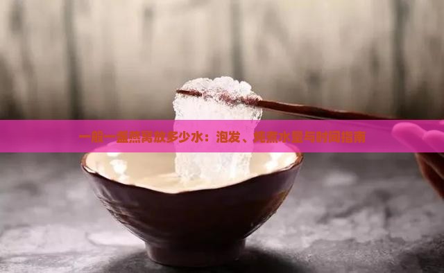一般一盏燕窝放多少水