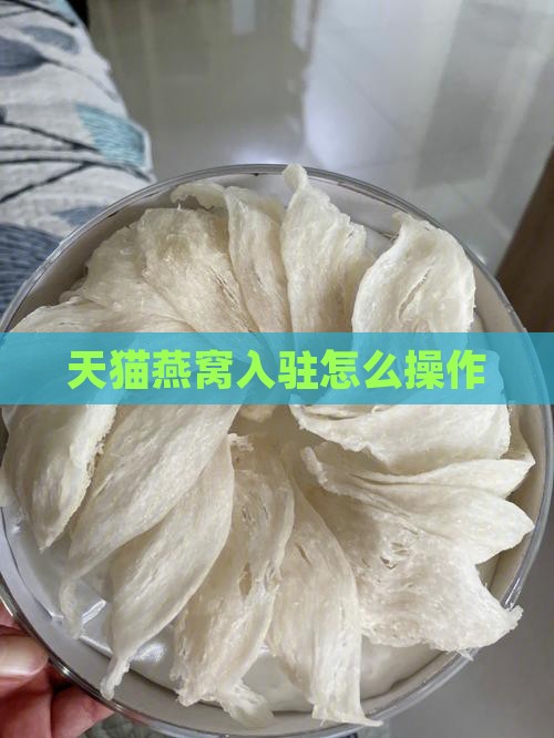 燕窝怎么入驻天猫卖家的