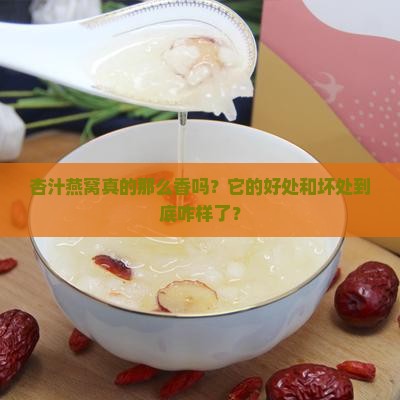 杏汁燕窝好处和坏处是什么
