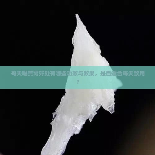 每天喝燕窝好处有哪些