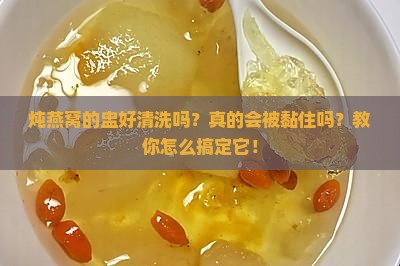 炖燕窝盅好洗吗怎么洗的