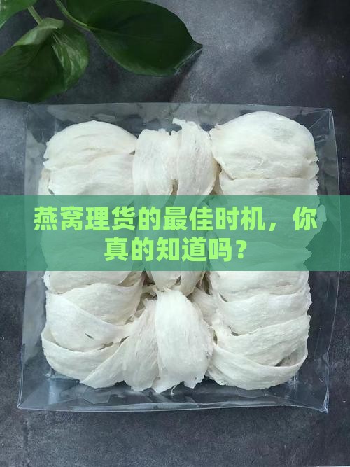 燕窝什么时候开始理货好