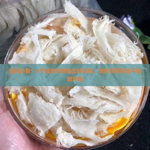 燕窝怎么挑选冰箱推荐
