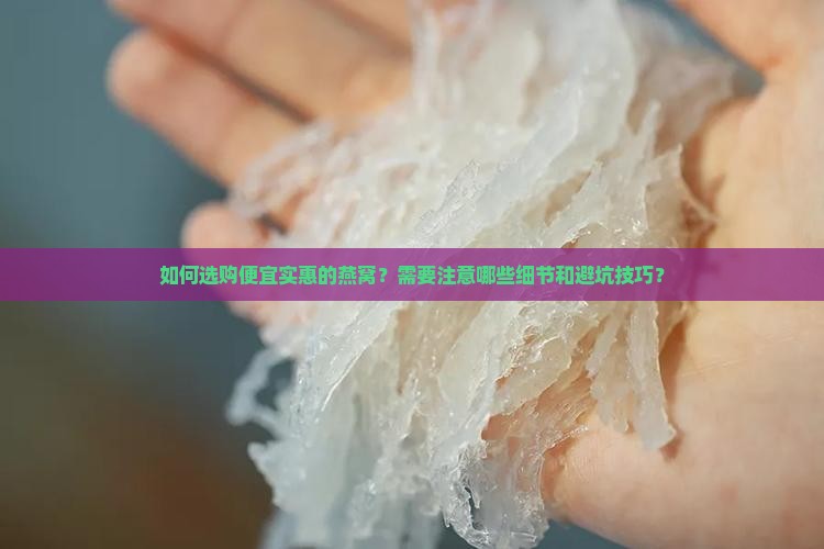 便宜实惠的燕窝怎么选购
