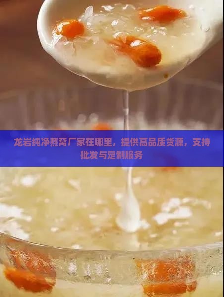 龙岩纯净燕窝厂家在哪里