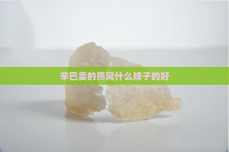 辛巴卖的燕窝什么牌子的