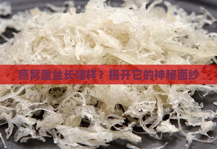 燕窝盏丝是什么样子的