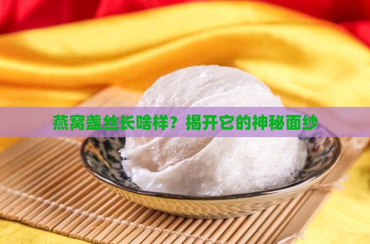 燕窝盏丝是什么样子的