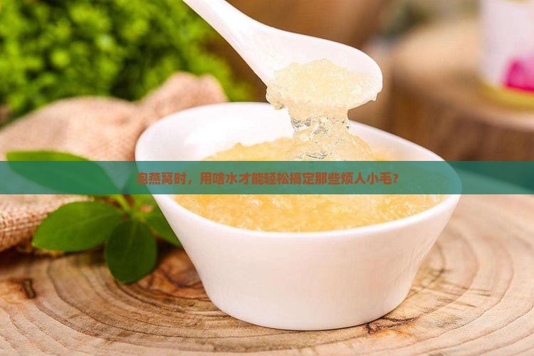 泡燕窝挑毛用什么水泡好