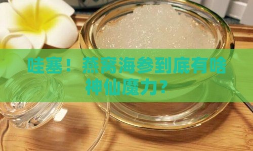 燕窝海参的价值是什么