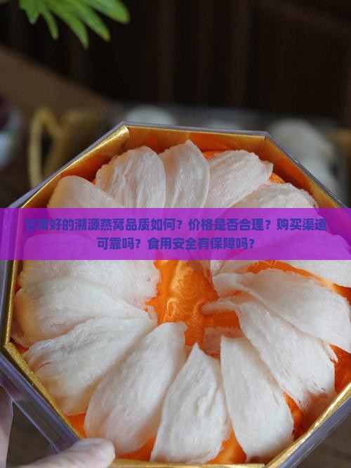 甘肃好的溯源燕窝怎么样