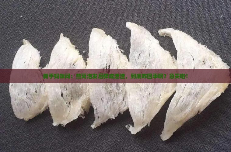 燕窝发泡后很碎怎么回事 燕窝发泡后很碎怎么回事