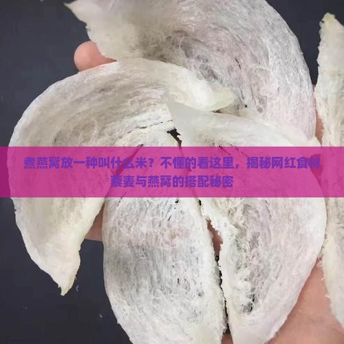 煮燕窝放一种叫什么米