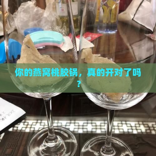 熬燕窝桃胶的锅怎么开锅