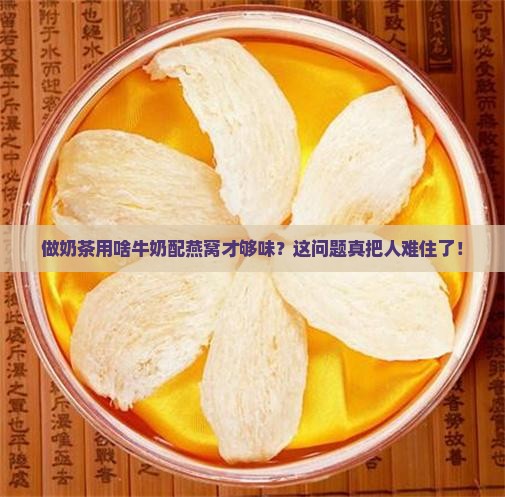 燕窝要什么牌的牛奶最好