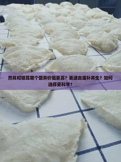 测评燕窝和银耳哪个好些