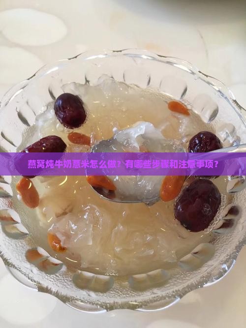 燕窝炖牛奶薏米怎么做