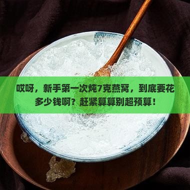 一次炖了7克燕窝多少钱