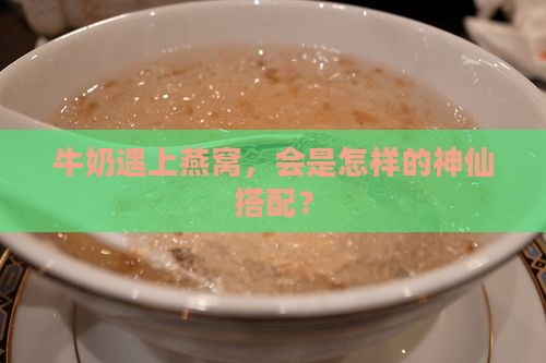 燕窝和牛奶搭配怎么做