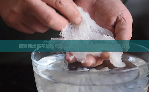 燕窝炖出来不软糯怎么办：炖出不粘稠的原因及解决方法