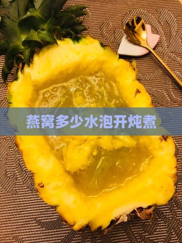燕窝多少水泡开炖煮