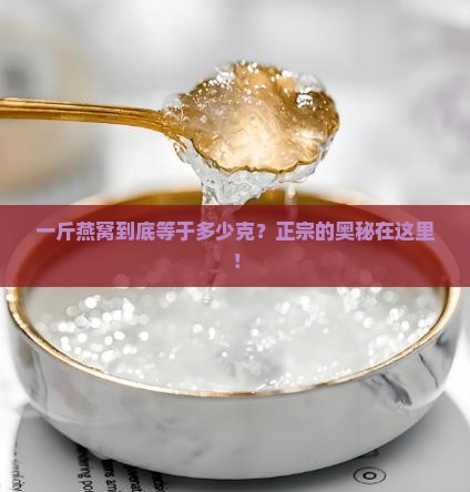 正宗燕窝一斤多少克啊