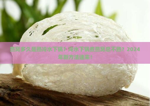 燕窝多久是熟冷水下锅