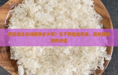 燕窝能冷冻吗保存多久啊