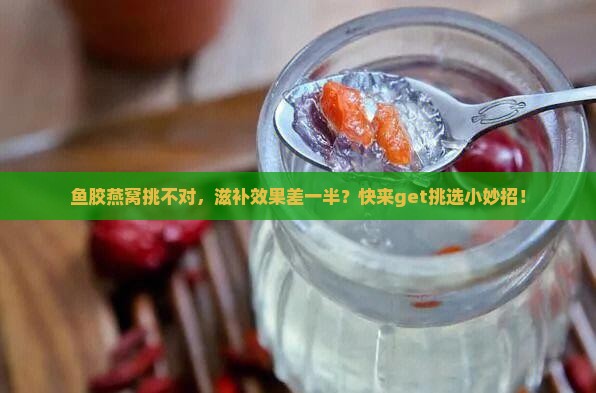 鱼胶燕窝怎么选比较好