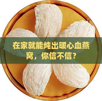 怎么自己在家炖血燕窝