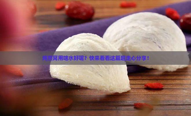 炖燕窝锅放什么水比较好