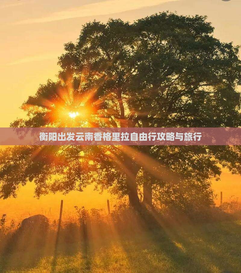 衡阳出发云南香格里拉自由行攻略与旅行