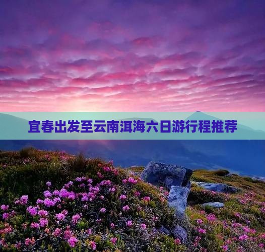 宜春出发至云南洱海六日游行程推荐