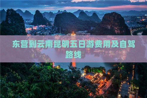 东营到云南昆明五日游费用及自驾路线