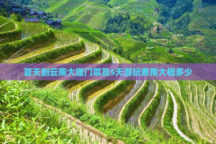 夏天到云南大理门票及5天游玩费用大概多少