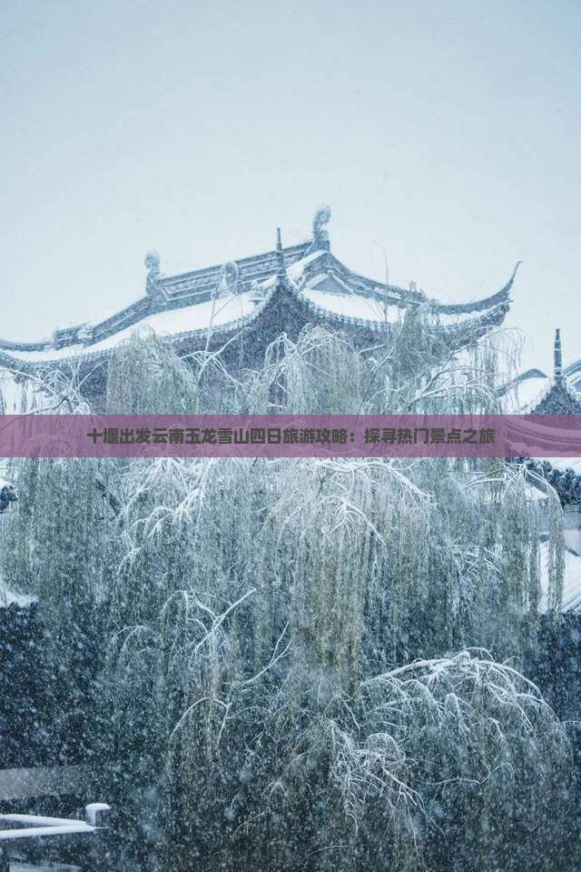 十堰出发云南玉龙雪山四日旅游攻略：探寻热门景点之旅