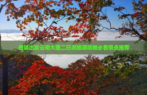 曲靖出发云南大理二日游旅游攻略必看景点推荐