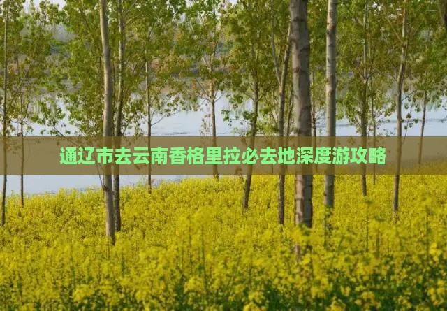 通辽市去云南香格里拉必去地深度游攻略