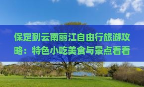 保定到云南丽江自由行旅游攻略：特色小吃美食与景点看看