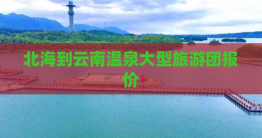 北海到云南温泉大型旅游团