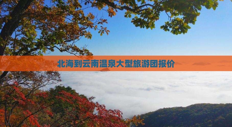 北海到云南温泉大型旅游团