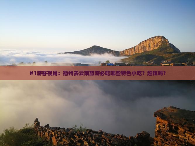 衢州到云南旅游小吃