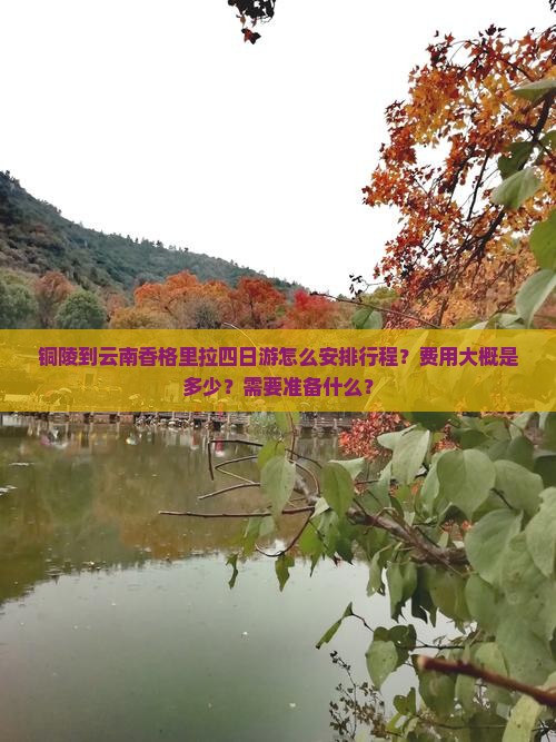 铜陵到云南香格里拉四日游