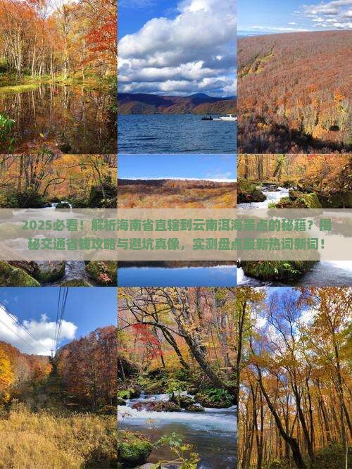 海南省直辖到云南洱海景点