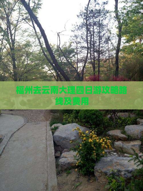 福州去云南大理四日游