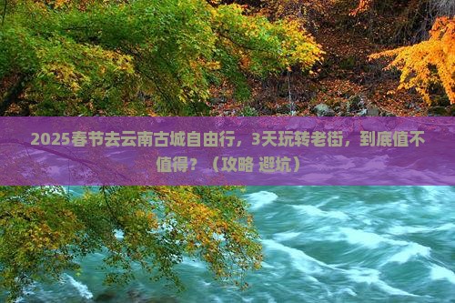 春节到云南古城自由行