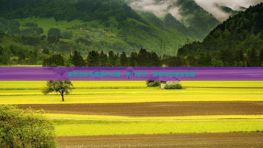 龙岩出发云南旅行攻略：热门景点、美食与住宿全攻略