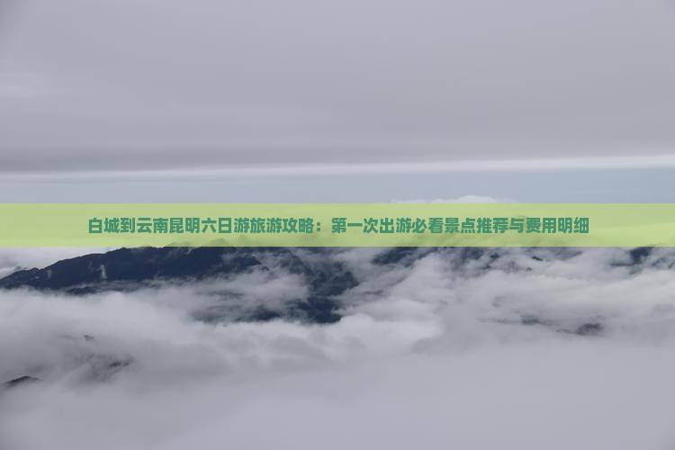 白城到云南昆明六日游旅游攻略：第一次出游必看景点推荐与费用明细