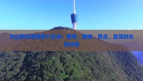 文山到云南昆明六日游：费用、路线、景点、自驾时长及时间