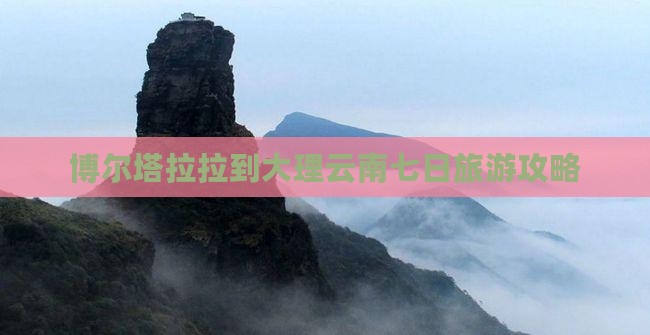 博尔塔拉拉到大理云南七日旅游攻略
